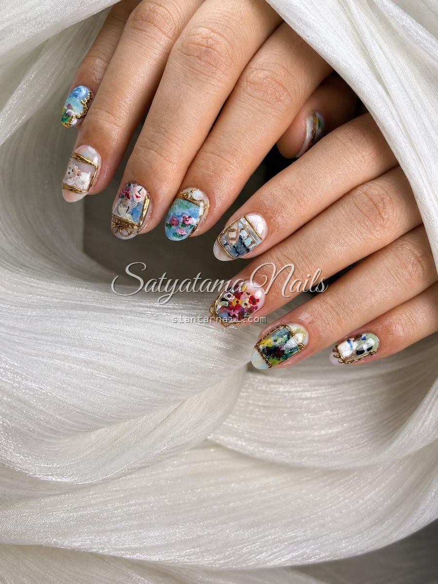 Hand Painting — nail art di Pematangsiantar oleh Satyatama Nails