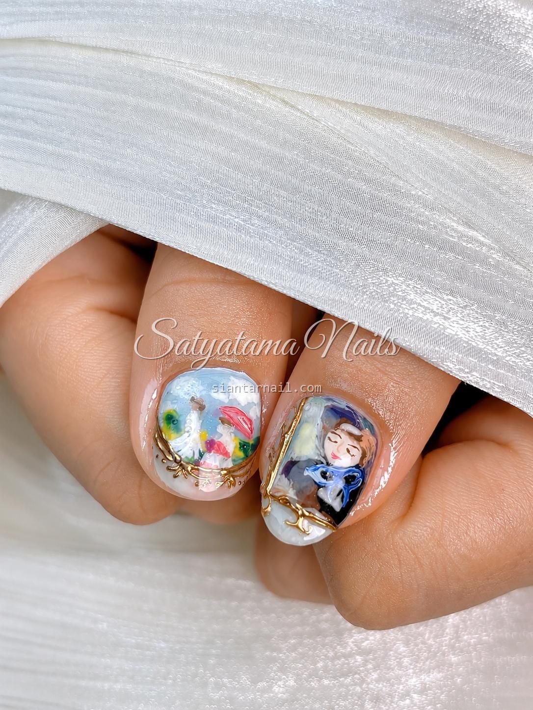 Karya Nail Painting Course 1 — Satyatama Nails Pematangsiantar