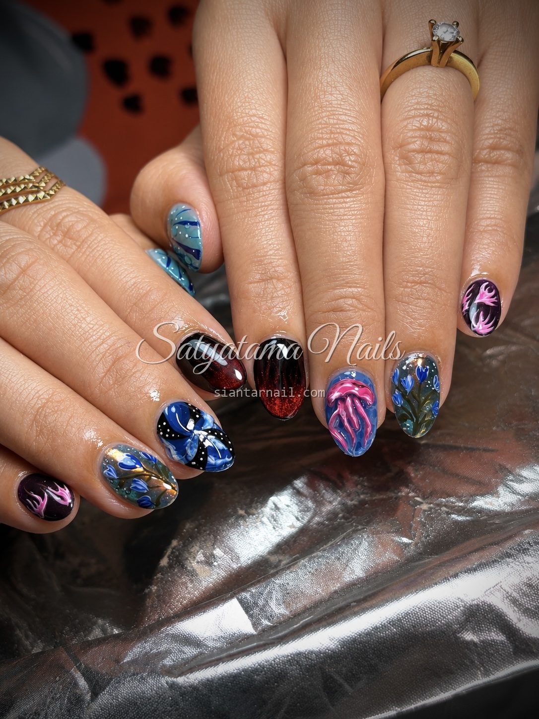 Karya Nail Painting Course 8 — Satyatama Nails Pematangsiantar
